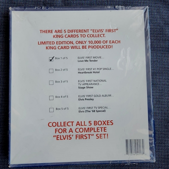 1993 ELVIS PRESLEY TRIBUTE CARD SET BOX #1 of 5, 20 PACKS/240 CARDS +MORE - Picture 2 of 6